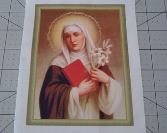 St. Catherine of Siena Fabric and mask