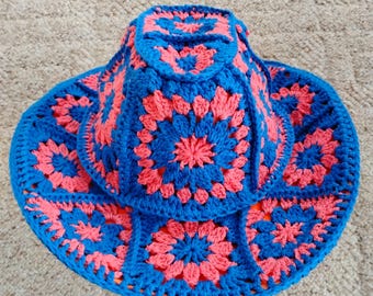 Crocheted Cowgirl Hat