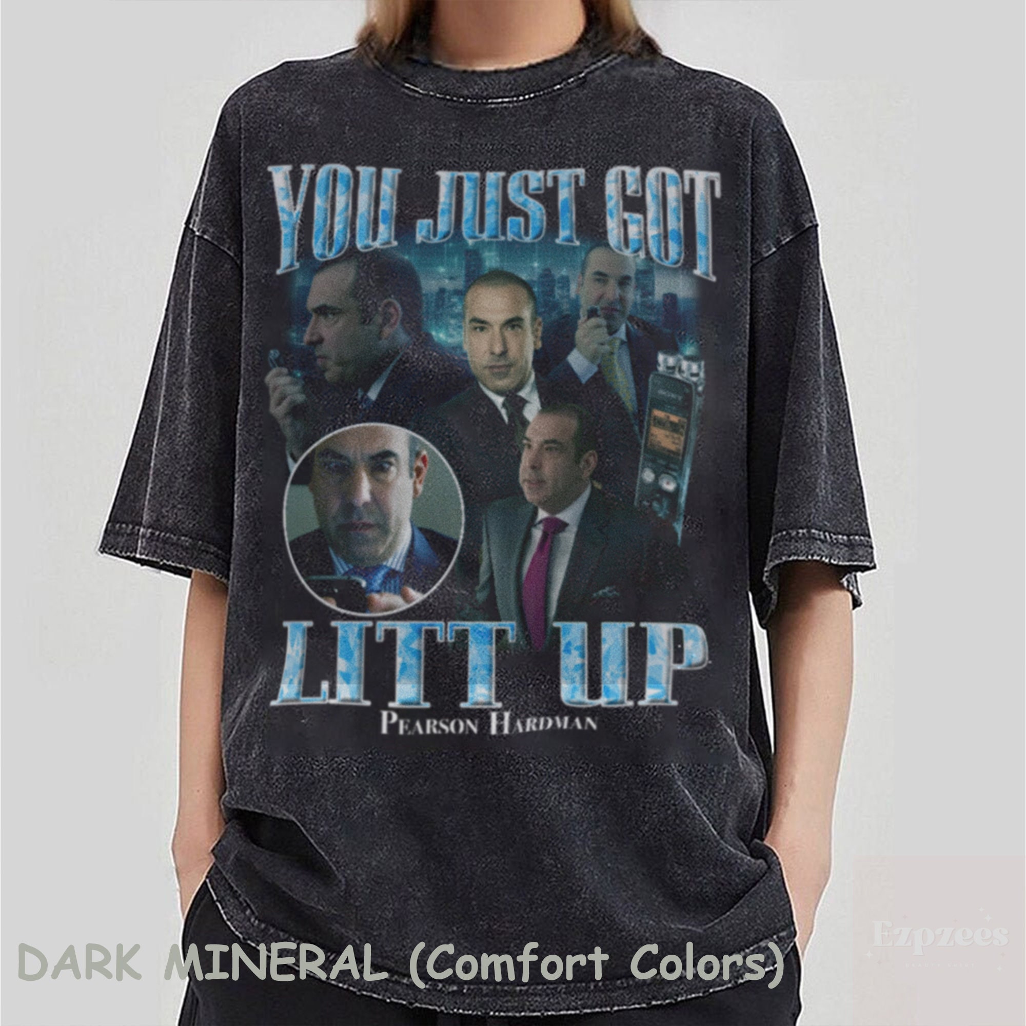 New You just got LITT up : Louis Litt : Suits Quote T-Shirt Oversized t- shirt plain black t shirts men - AliExpress