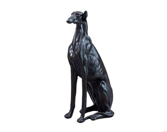 Large Greyhound Statues, Greyhound Sculpture, Greyhound Gifts, Greyhound Ornament, Dog Figurine, Dog Ornament, Dog Lover Gift, Dog Decor