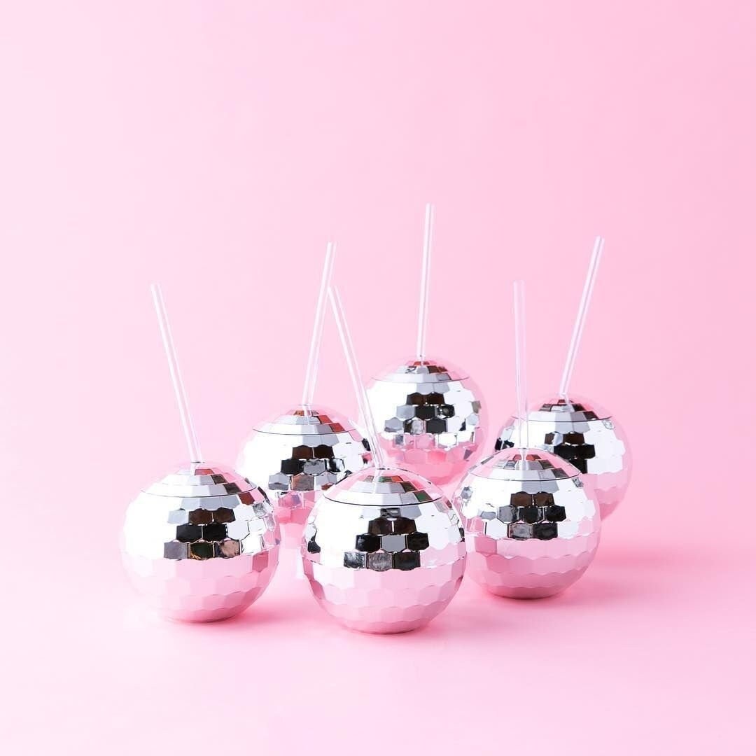 Disco Ball Cocktail Cup Disco Ball Cup Disco Wine Glass Etsy