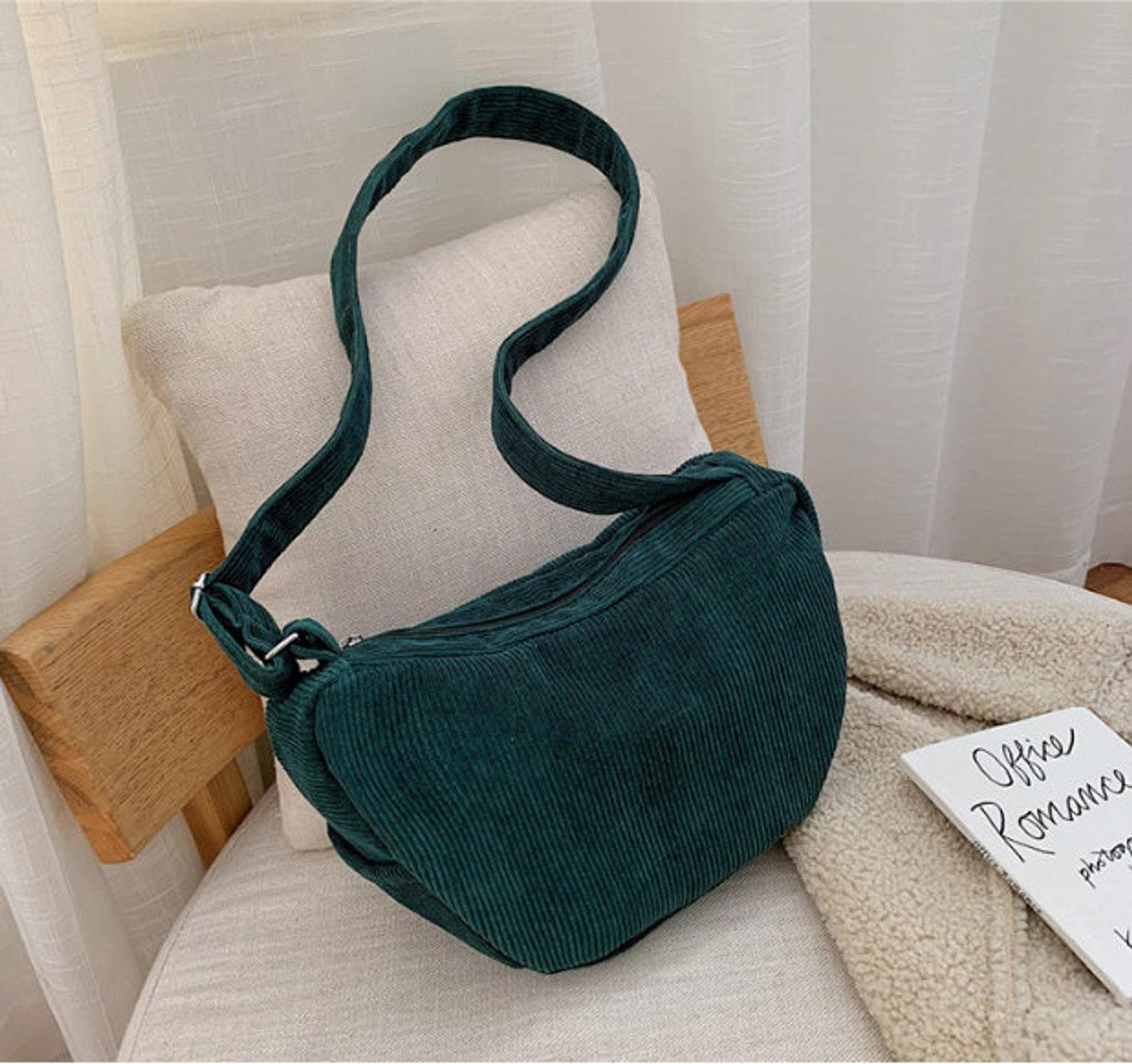 Hobo Bag Corduroy Tote Bag Eco Friendly Crossbody Bag Etsy