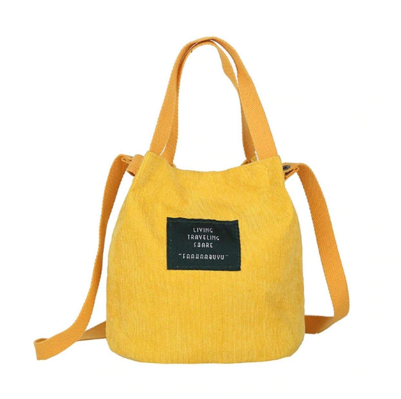 Velvet Crossbody Bag Mini Tote Bag Corduroy Travel Bag Eco Etsy