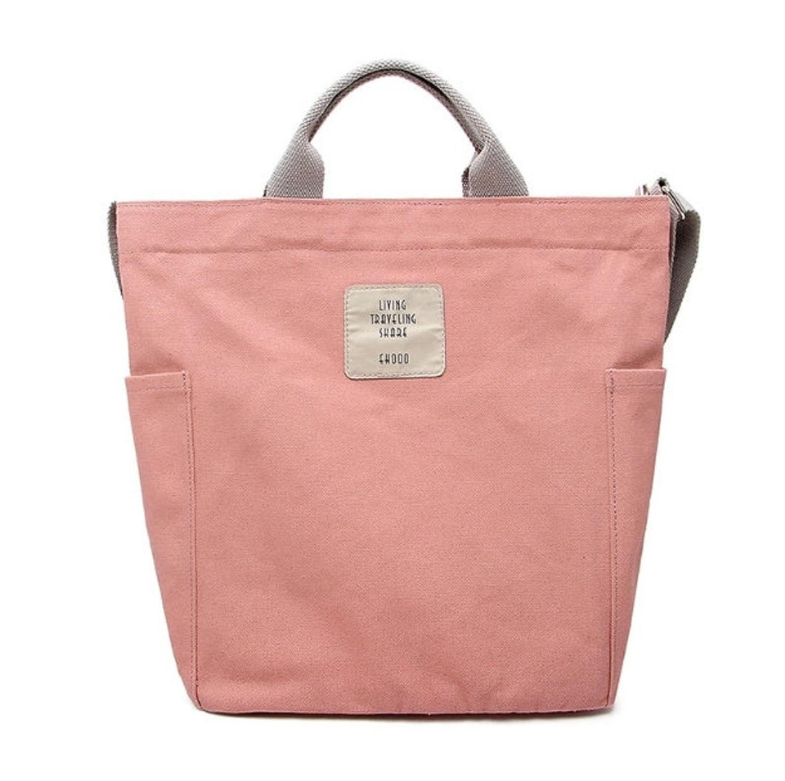 Canvas School Bag Crossbody Bag Canvas Tote Bag Cotton Eco Etsy