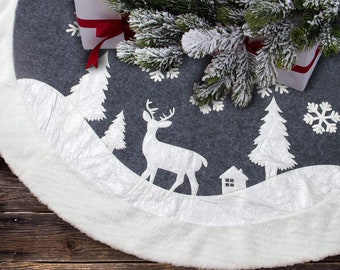 ALAZA Christmas Tree Skirt Christmas Tree Deer Colorful Bear Rustic Xmas Tree Skirt 35.4 inch Holiday Party Tree Mat for Merry Christmas Ornaments Xmas Decorations ALAZA Christmas Tree Skirt Christmas Tree Deer Colorful Bear Rustic Xmas Tree Skirt 35.4 inch Holiday Party Tree Mat for Merry Christmas Ornaments Xmas Decorations