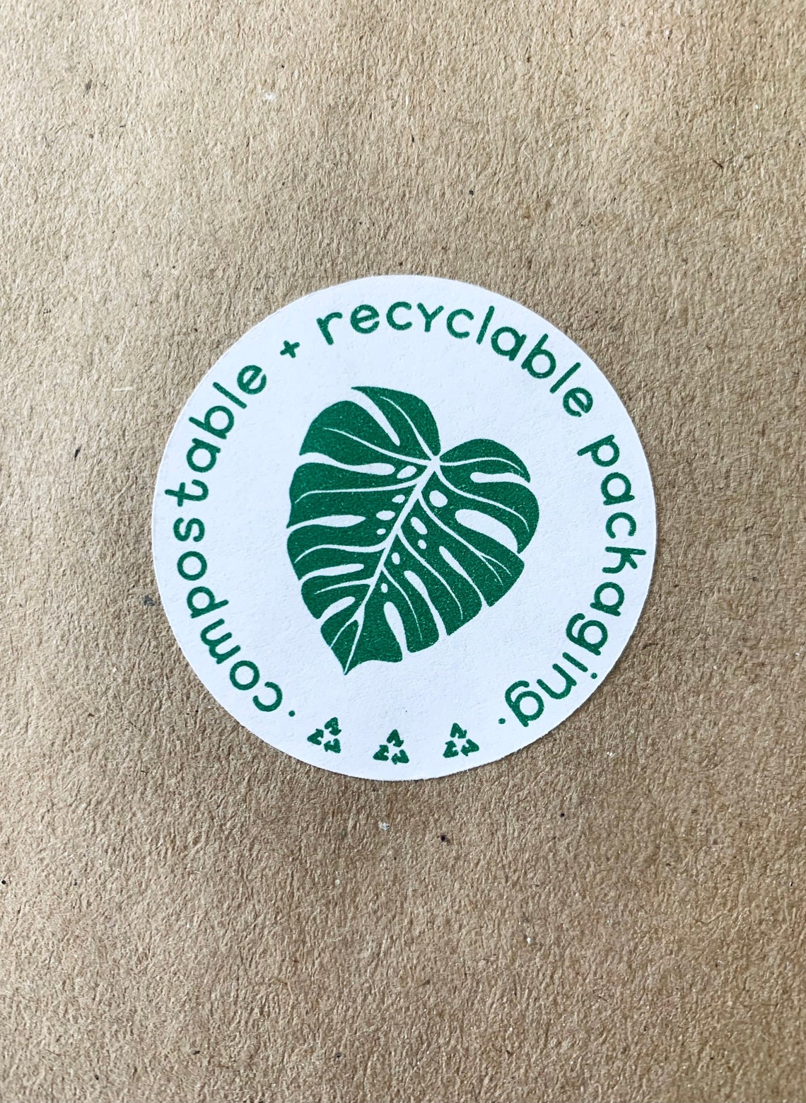 Custom Eco Friendly Packaging Sheet Label Stickers Etsy