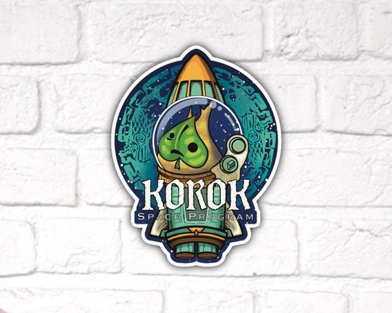 Korok Space Program Waterproof Sticker Decal