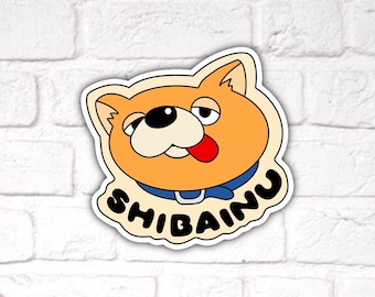The Way of the House Husband Shibainu Sticker: Funny Anime Decor
