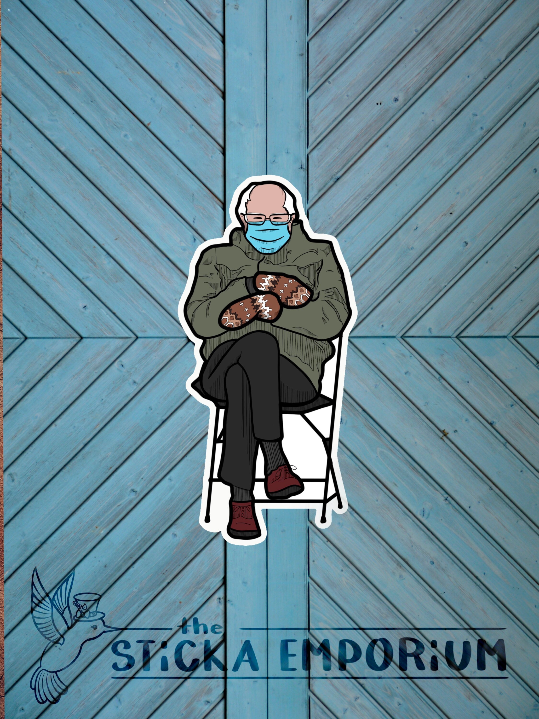 Bernie Sanders 2020 Inauguration Meme Vinyl Sticker - Etsy