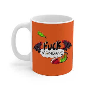 Joder los lunes Husk inspirado Hazbin Hotel taza de café 11oz