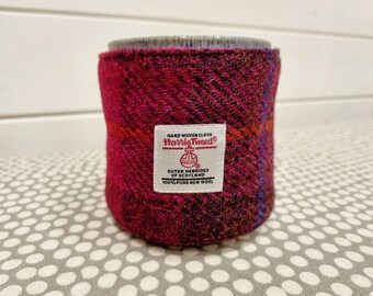 Funda para taza Harris Tweed, calentador de café para zurdos