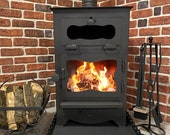 Lux Farmhouse Stove, Cast Fireplace Wood Burner Stove, Metal Fire Pit Coal Burner Stove, Metal Indoor Wood Burning, Iron Outdoor Wood Stove