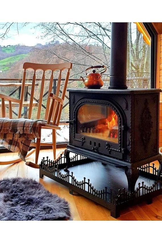 Indoor Fireplace Stove Cast Iron Outdoor Wood Burning Stove - Etsy Norway