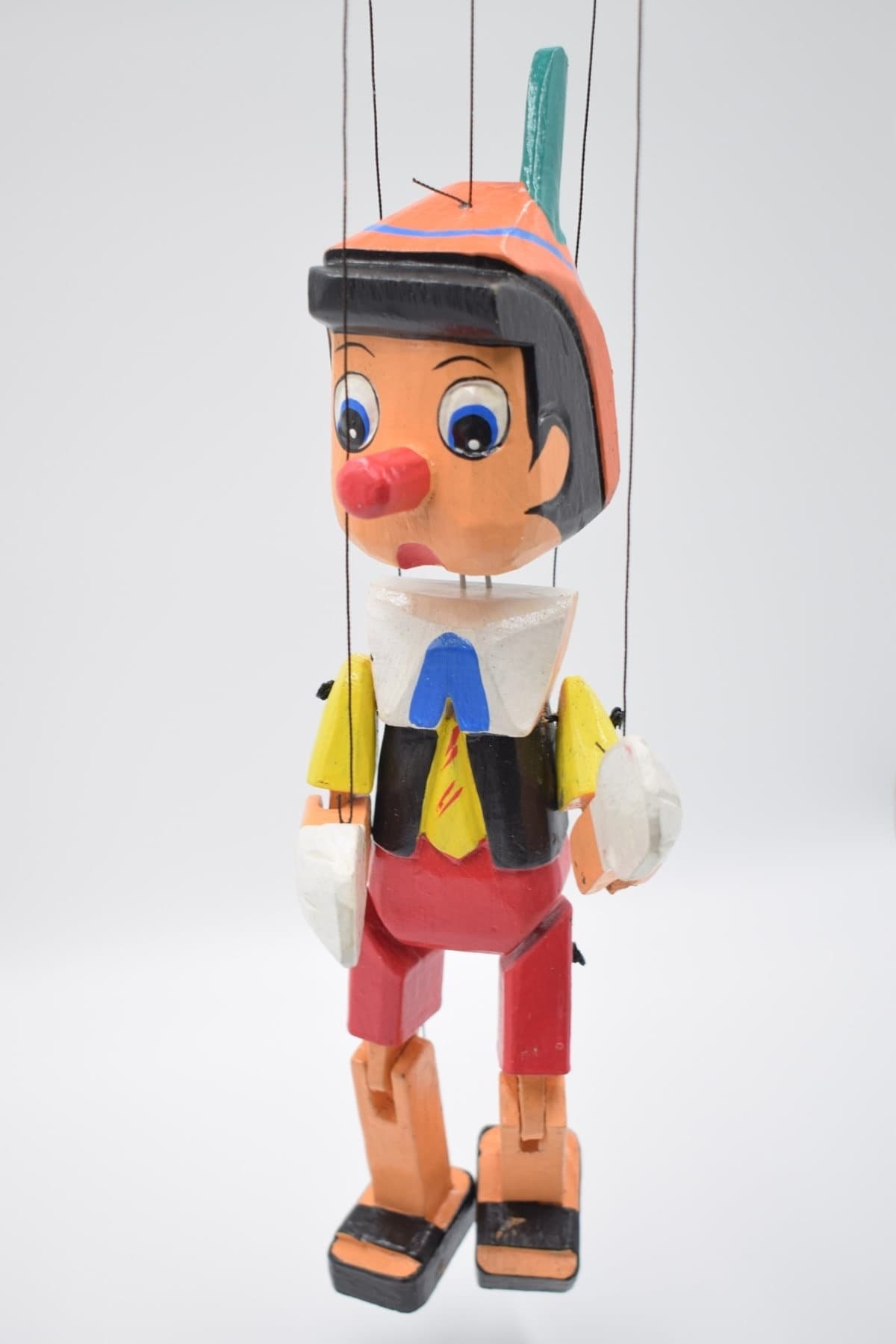 Pinocchio Puppet Toy Handmade Vintage Doll ll Etsy