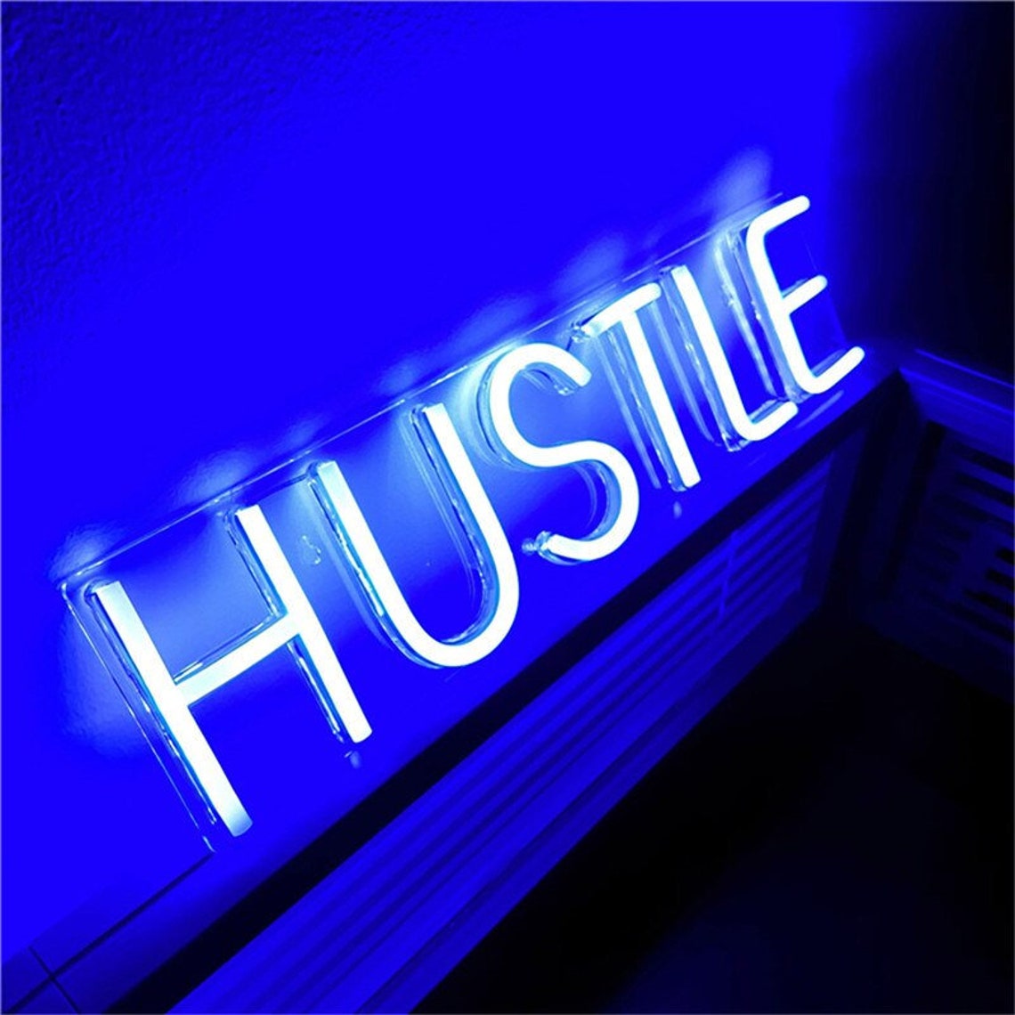 Hustle neon sign Custom neon Sign Customize Neon Sign Neon | Etsy