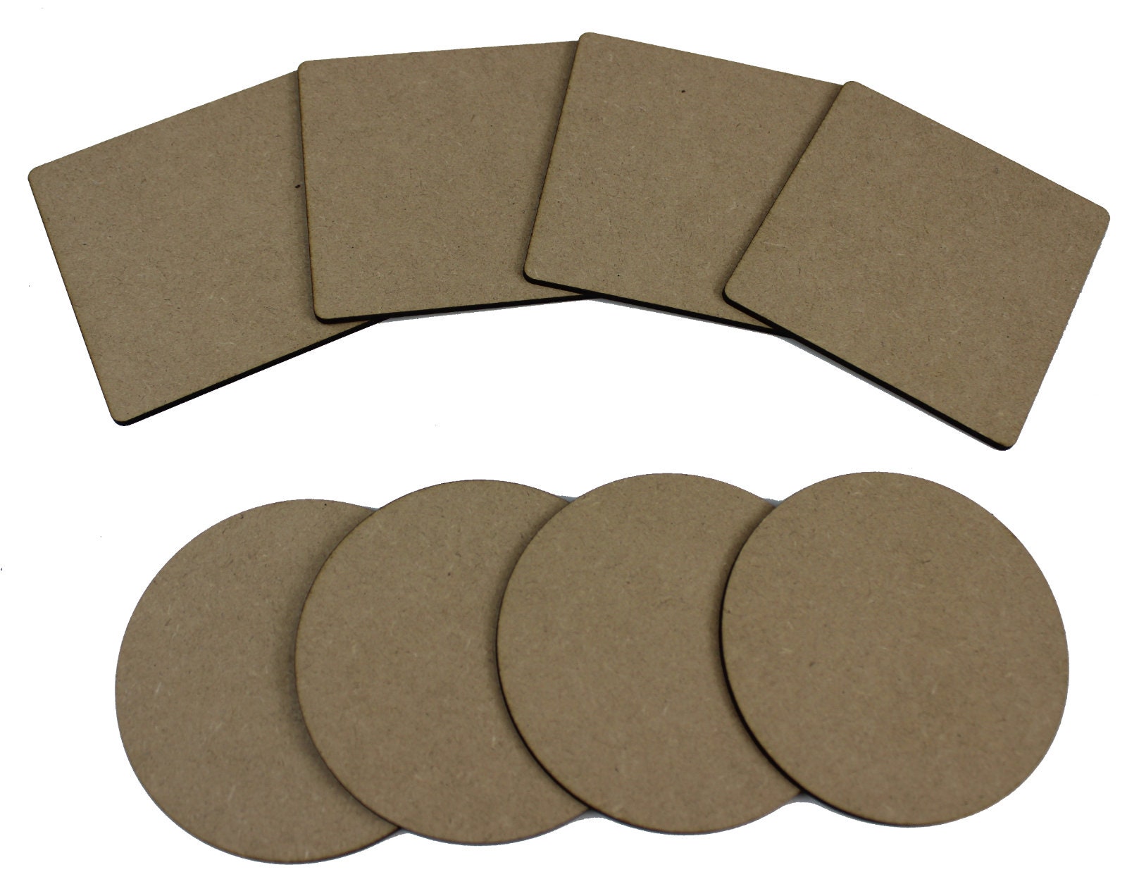 6810wooden MDF Plain Coasters 100mm / 10cm Craft Blanks Etsy UK