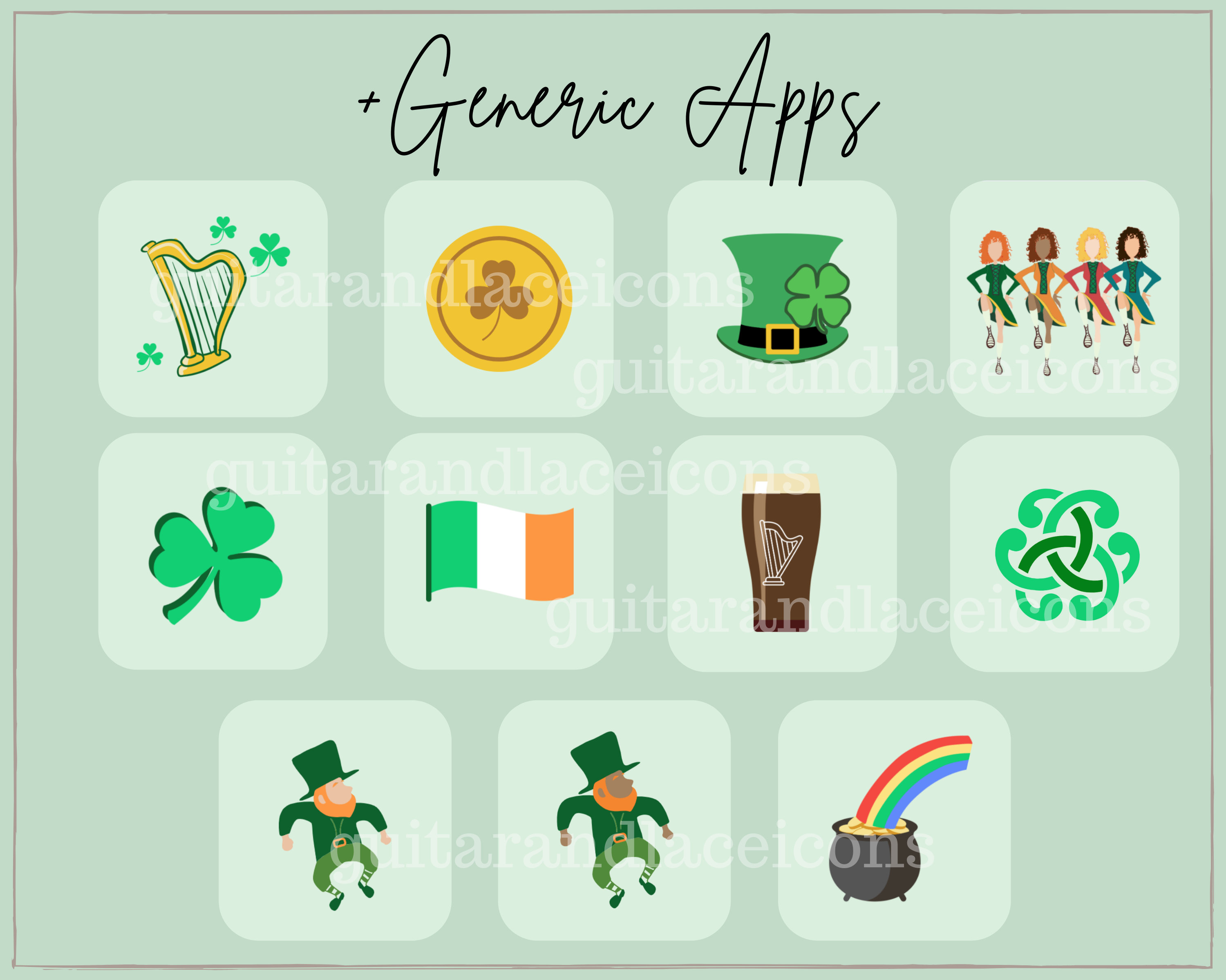 my new preppy group icon! ☻ ༄ *st patricks day theme* in 2023