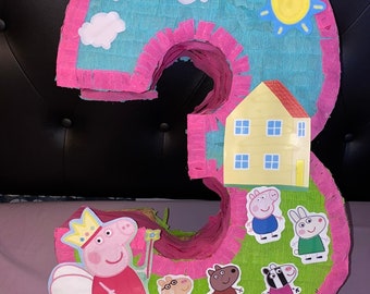 Peppa pig birthday piñata