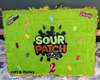 Sour patch kids piñata