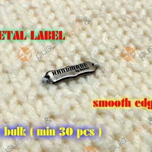 Etichetta in metallo personalizzata, etichetta in metallo personalizzata, etichetta per maglietta, cardigan, borsa, etichetta in legno, etichetta per cappello, etichetta per coperta, etichetta per uncinetto e maglia, etichetta in metallo.