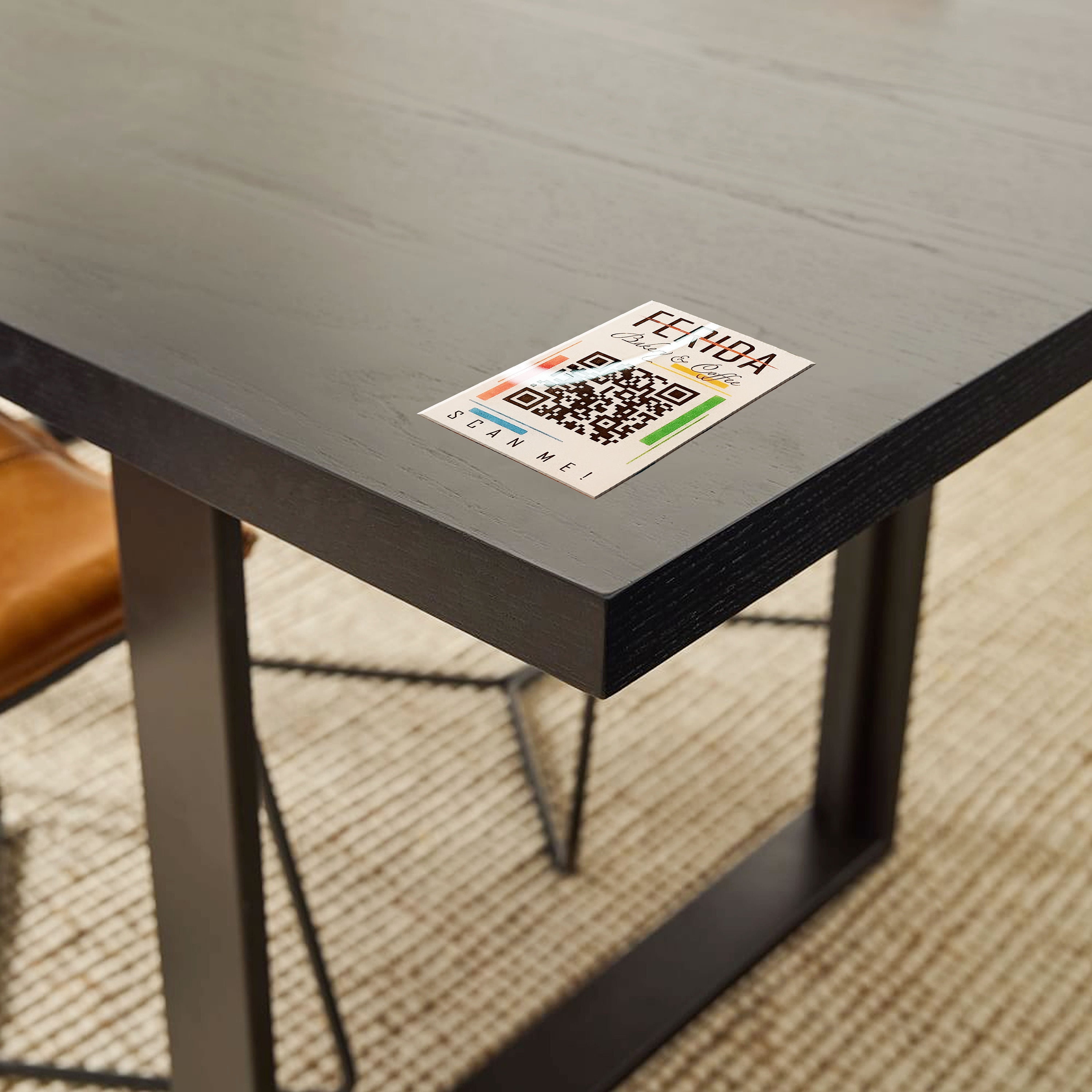 QR CODE Menu | QR Code Menu Sign | Plastic Table Menu |durable ...
