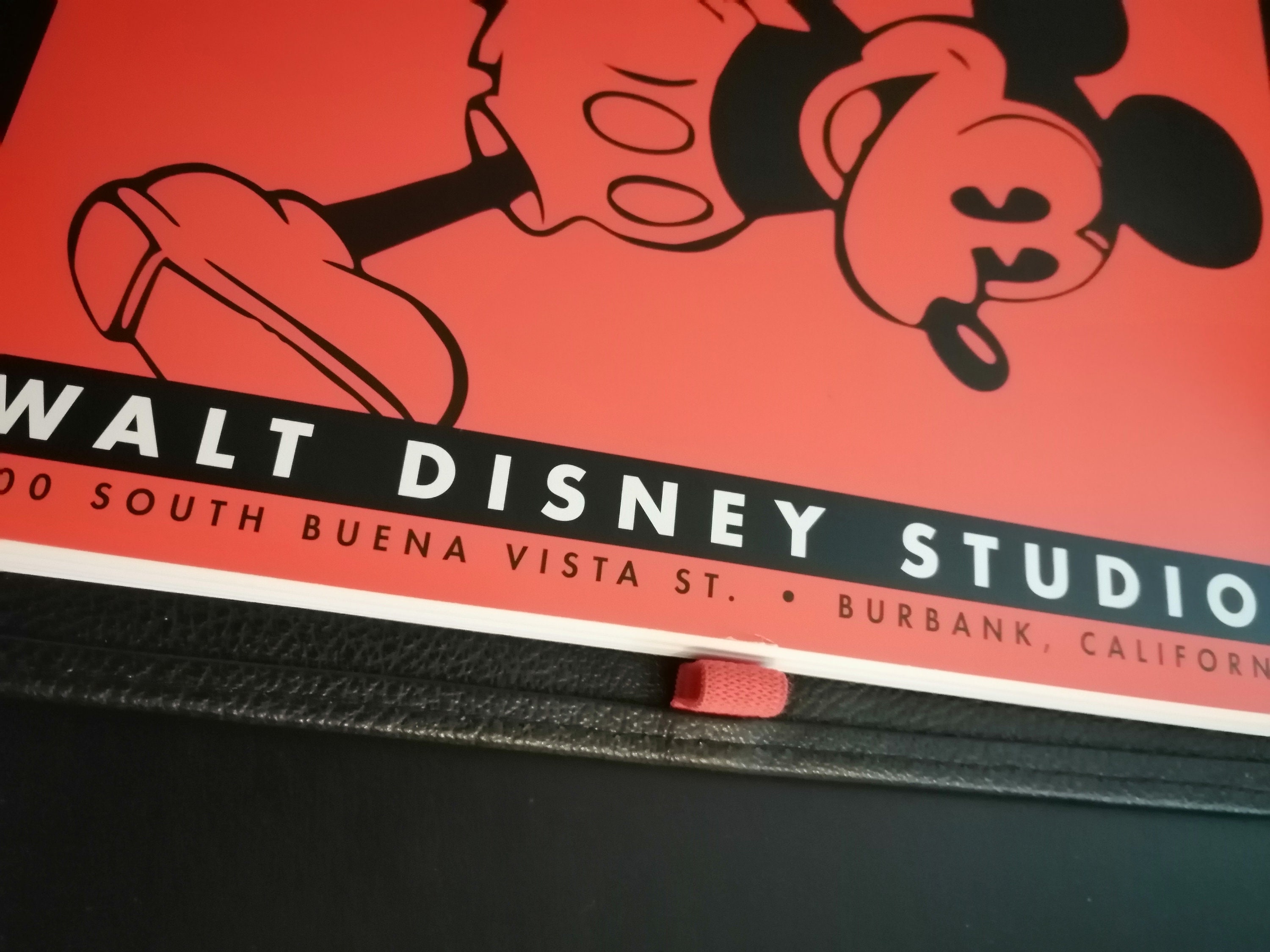 Mickey Mouse padfolio Disney A4 with pen and notebook inside Etsy