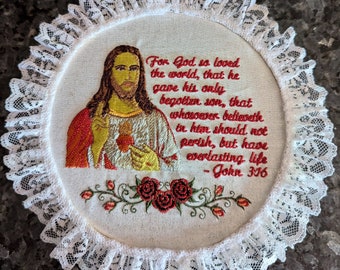 Johannes 3:16 wanddecoratie