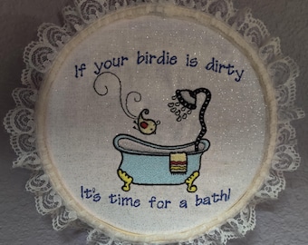 Vuile Birdy muur hangen