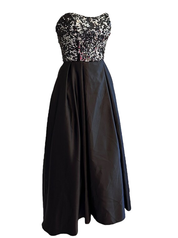 Sequin Strapless Dress - image 4