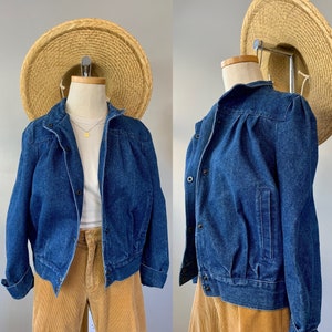 Vintage Dark Wash Denim Jacket