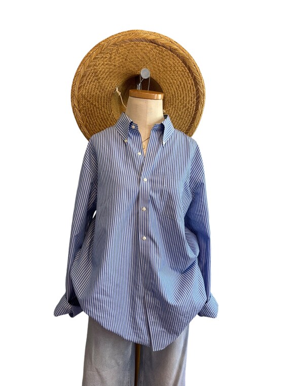 Striped Cotton Button Down - image 4