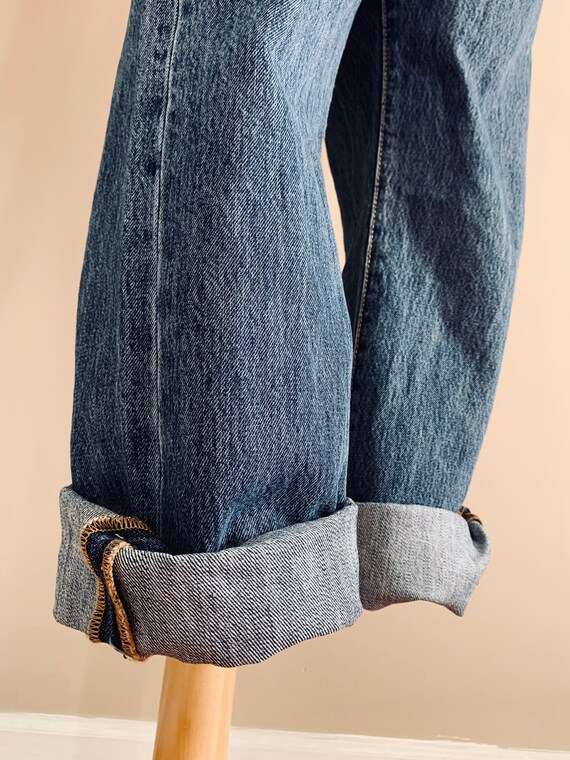 LEVIS Medium-wash High Rise Button Fly Denim - image 8