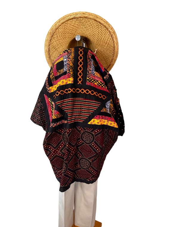 Indian Embroidered Patchwork Cocoon Coat/Jacket - image 7