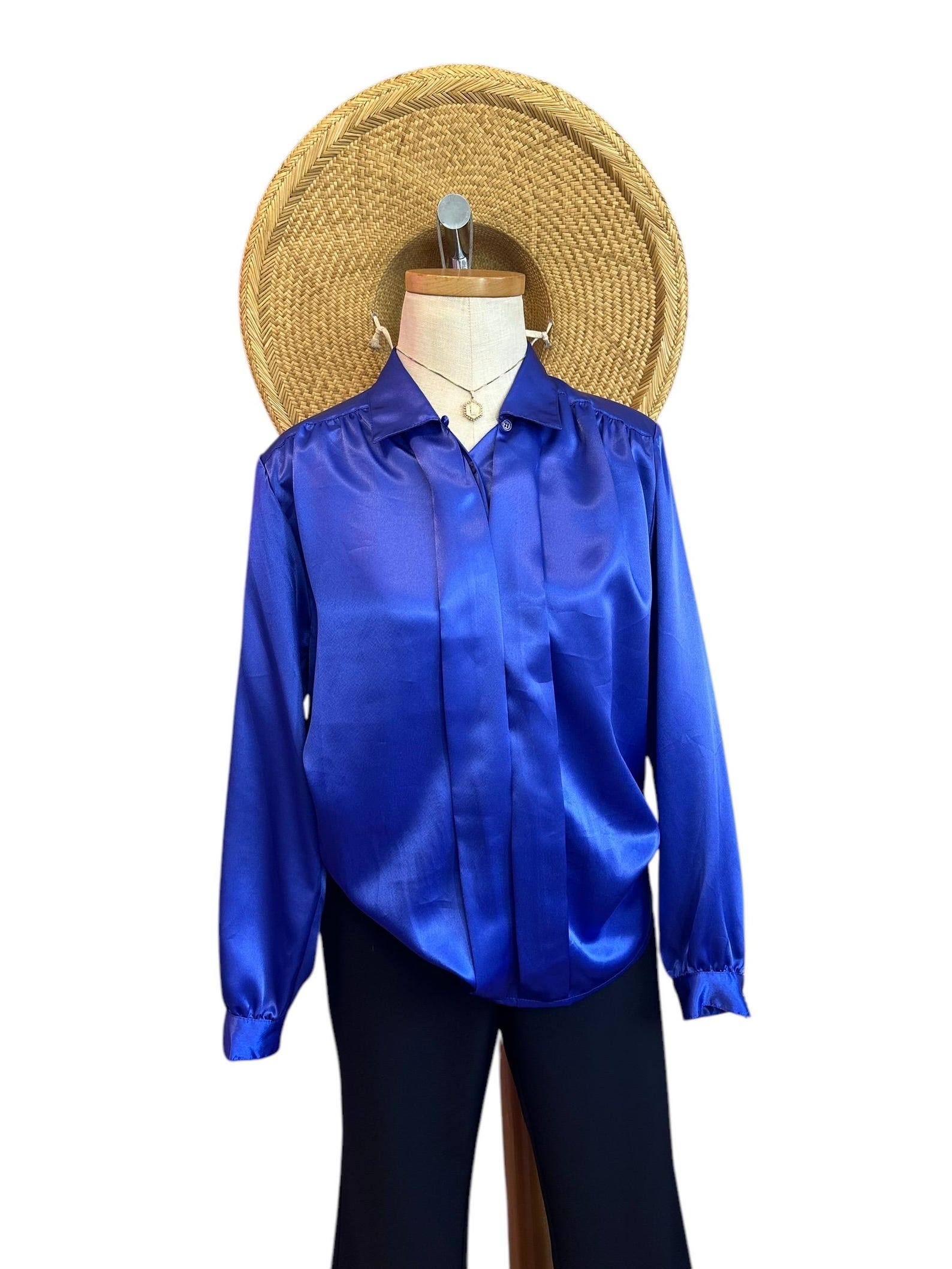 Royal Blue Paisley Mix Button Down main image 1
