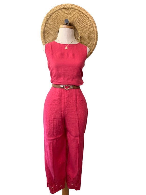 Coral Linen 2 Piece Set - image 3