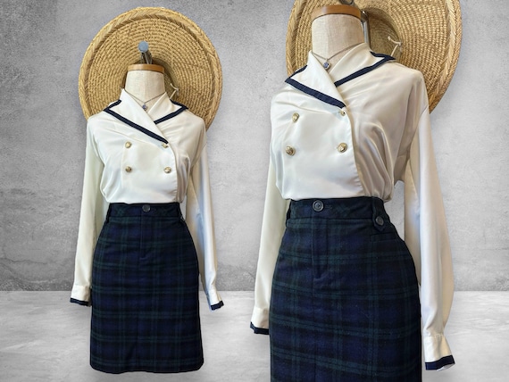 Sailor Woven Poly Blouse - image 1