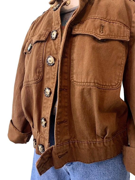 Chestnut Destructive Denim Jacket - image 4