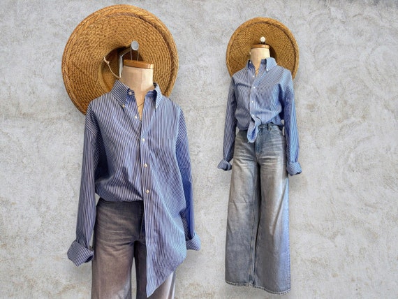 Striped Cotton Button Down - image 1