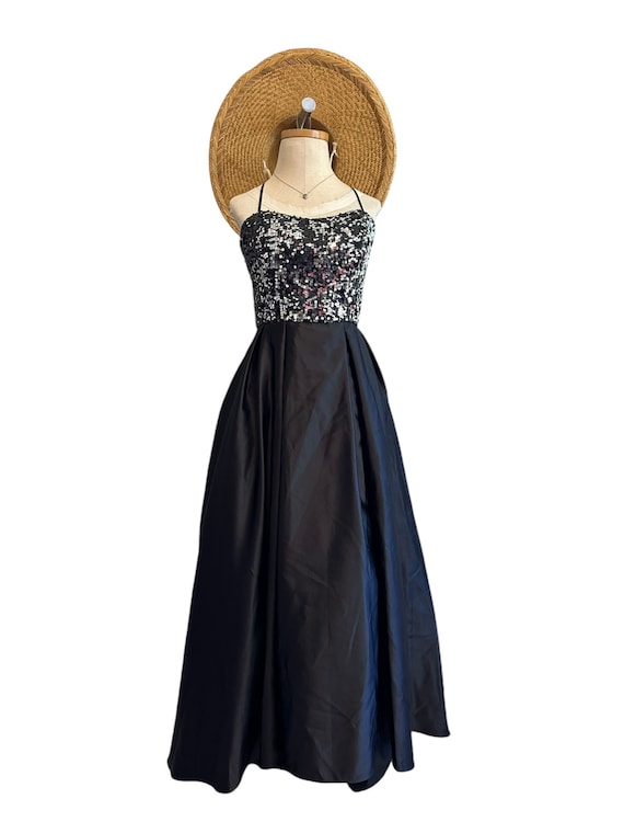 Sequin Strapless Dress - image 5