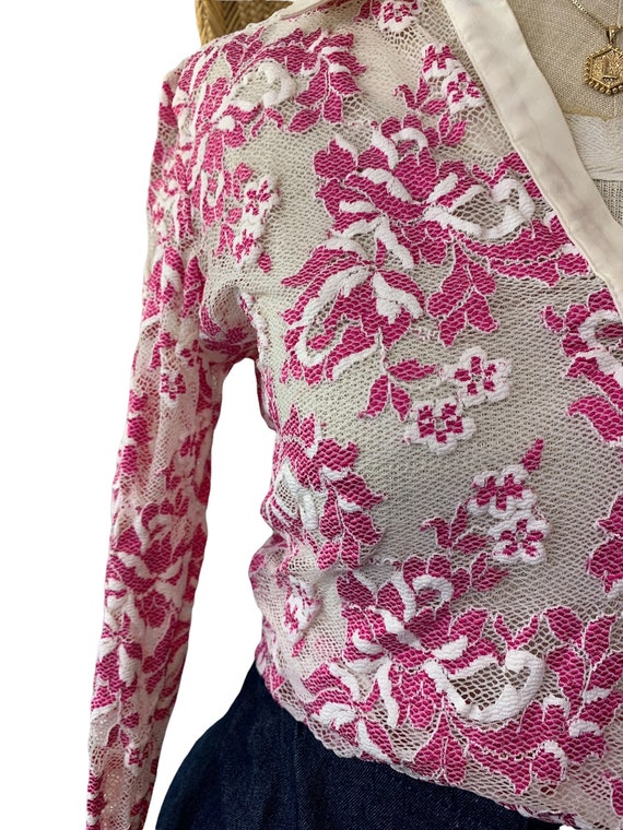 Vintage Cache Floral Embroidered Blouse - image 7