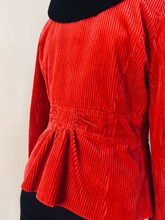 Red Cord Lined Jacket - image 8