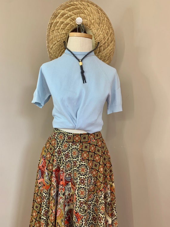 Vintage Everyday Soft Blue Knit - image 4