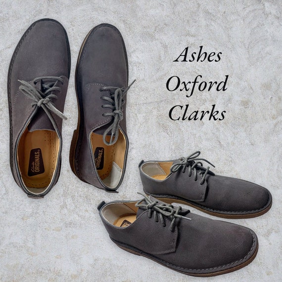 Clarks suede oxfords online