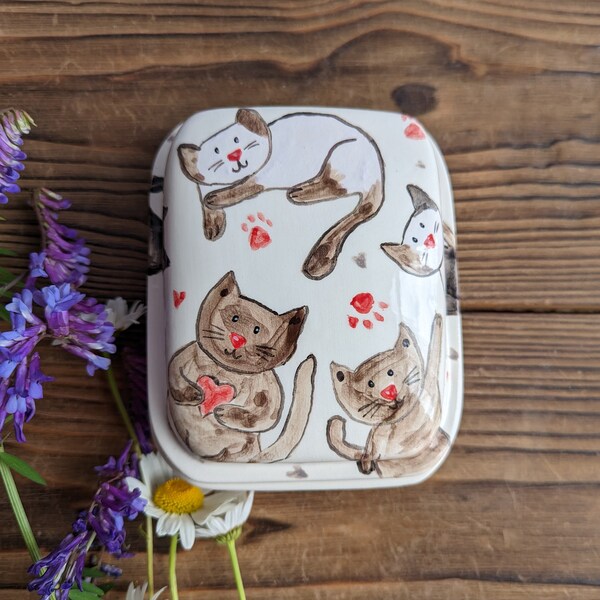 Cat Butter Dish Etsy