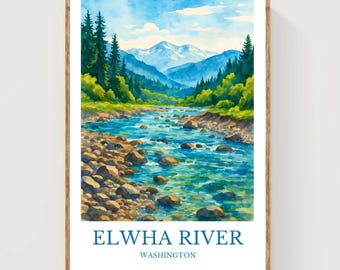Elwha River Poster