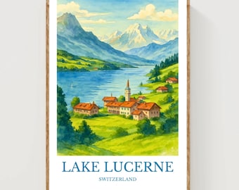 Lake Lucerne Poster
