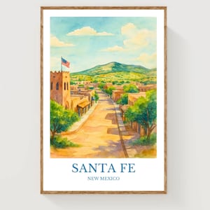 Santa Fe Poster