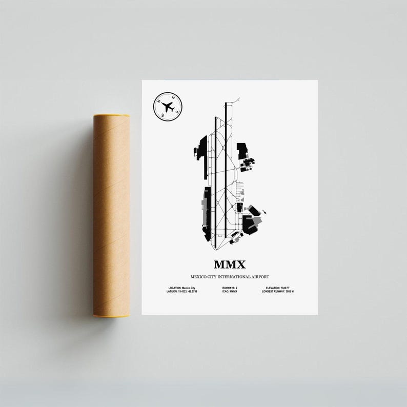 MMX, Mexico City International Airport – Airport Design Map, Aviation