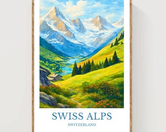 Swiss Alps Poster