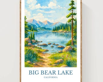 Big Bear Lake Poster